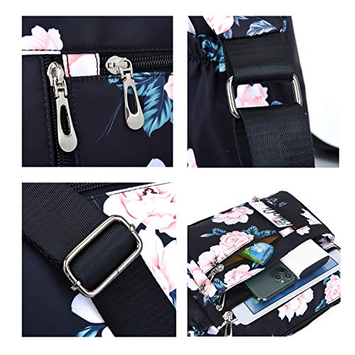 Purses and Shoulder Handbags for Women Crossbody Bag Messenger Bags - color: Standard-floral-c