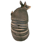 Design Toscano Tex the Armadillo Beverage Holder, Single - style: Tex