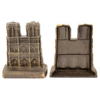 Design Toscano SP1387 Notre Dame of Paris Sculptural Bookends,bronze - style: Notre Dame of Paris