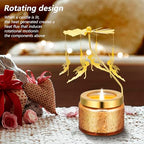 Kunrsug Girl with Wings Rotating Scented Candles Gift Set for Birthdays, Christmas, Thanksgiving, or As A Unique Present for Your Mom, Sister, Girlfriend, Colleagues, Friends, or A Dear Friend - style: Girl with Wings