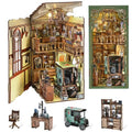 CCCDF Book Nook Kit, DIY Scene Miniature House Kit Tiny House Mini Booknook Craft Bookshelf Decor, 3D Puzzles for Adults, Gifts for Book Lovers (The Radium Lady) - style: The Radium Lady