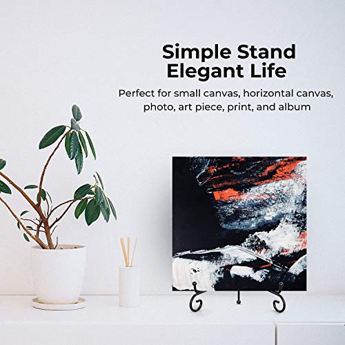 TR-LIFE Plate Stands for Display - 8 Inch Plate Holder Display Stand + Metal Easel Stand for Picture Frame, Decorative Plates, Book, Photo, Collectibles (2 Pack) - size: 8 Inch(2pcs)