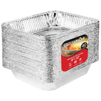 9x13 Aluminum Pans (40 Pack) - Disposable and Recyclable Foil Trays - Half Size Steam Table Deep Pans - Tin Foils for Cooking, Heating, Storing, Prepping Food, Stock Your Home - size: 40 Pack