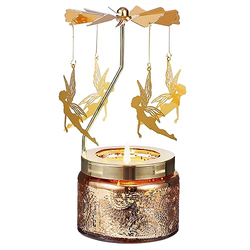 Mothers Day Gifts for Mom Wife Daughter Sister, Birthday Gifts for Women, Unique Candle Gift for Friends Women, Rotatable Scented Candles Gift for Mothers Day Anniversary Christmas (Girl with Wings) - size: Girl with Wings