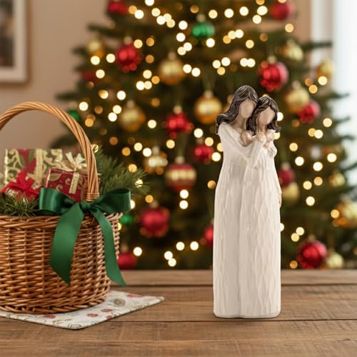 Gifts for Sister from Sister, Christmas, Birthday Gifts for Best Women Friend, Hand-Painted Figurines, Resin, 9.4" H - style: Sisters