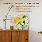 Hoewina 5 Pack 8 Inch Plate Stands for Display, Plate Holder Display Stands, Metal Frame holder stand for Book, Picture, Decorative Plate, Photo and Platter, Tabletop Art
