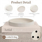 Decorative Tray & Elegant Coffee Table Tray,Beautiful Round Trays 11" Round Table Centerpiece Home Decor for Organizing Jewelry, Keys,Ideal Living Room Apartment Must Haves Essentials