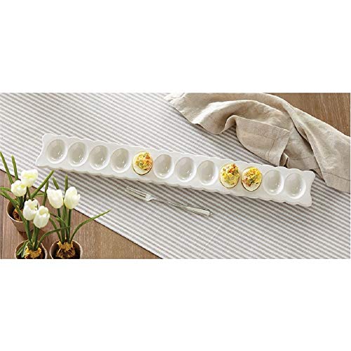 Mud Pie Deviled Egg Long Tray Set