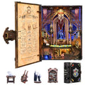 CCCDF Book Nook Kit - DIY Miniature House Kit for Adults, Teens, Booknook Tiny House Bookshelf Decor 3D Wooden Puzzle, Gifts for Family, Friends (Magic Admissions Guide) - style: Magic Admissions Guide