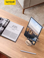 Lamicall Tablet Stand, Adjustable Tablet Holder - Desktop Stand Dock Holder Gifts Compatible with 4-13" Tablets Such as iPad Pro 11, 9.7, 10.5, 12.9 Air Mini, Kindle, Tab, iPhone Air 17 Pro Max, Gold - color: Gold