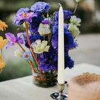 Handmade White Beeswax Taper Candles - 16-Pack Dripless & Smokeless, 9H Burn Time, Natural Home Decor Air-Purifying - color: White