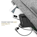 MoKo Phone/Tablet Stand, Foldable Desktop Holder Fit with iPhone 11 Pro Max/11 Pro/11, iPhone Xs/Xs Max/Xr, iPhone SE, iPad Pro 11, 10.2 (8th Gen), Air 4 10.9, Air 3, Mini 5, Galaxy S20, Black (Large) - color: Black, size: Large Size
