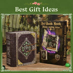 CCCDF Book Nook Kit - DIY Magic Book Miniature Dollhouse Booknook Bookshelf Decor 3D Wooden Puzzle, Gifts for Family, Friends (Potion-Making Edition) - style: Potion-Making Edition