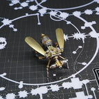 3D Steampunk Metal Fruit Fly Model Kit – DIY Mechanical Brass Insect Puzzle for Adults, Retro Collectible Assembly Craft, Unique Home Office Decoration Gift (Fruit Fly) - style: Fruit Fly