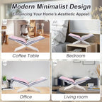 Acrylic Book Stand Holder - Coffee Table Book Stand,Open Cookbook Acrylic Book Display Stand,Magazines Clear Holder,Reading Stand for Open Book Magazines, Textbooks