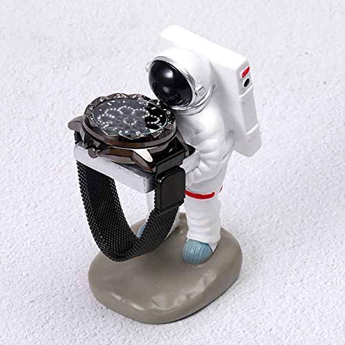 Cute Resin Watch Display Stand, Housekeeper/Astronaut Resin Figurine Jewelry Watch Organizer, Eyeglass Bracelet WristWatch Display Holder for Office Desktop Home Store Decoration(SIZE:Astronaut) - size: Astronaut