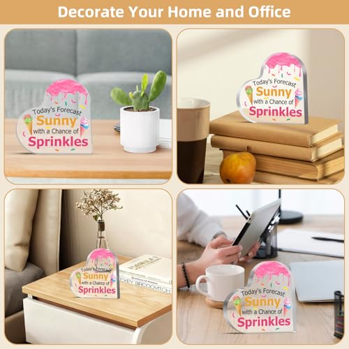 Summer Decor Decorative Gifts for Men Women Acrylic Sign Funny Summer Gifts Ideas Desk Decoration Home Shelf Decor Thank You Present