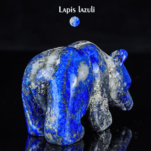 2.5" Crystal Dolphin Figurine Collectibles,Dolphin Gifts for Women, Sea Animal Sculpture Statue, Home Office Desk Decoration Ornaments (Lapis Lazuli) - color: Lapis Lazuli