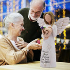 80th Birthday Gifts for Women, 80th Birthday Decorations for Women, Sculpted Hand-Painted Figurine - style: 80th Birthday Gifts