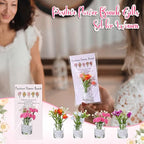 Xuhal 40 Sets Mothers Gift Set for Women Positive Mini Bud Vase with Flowers Positive Cards Motivational Office Desk Decor Gift for Mother Women Teacher Volunteer Employee Nurse Wedding