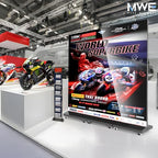 80 Inch LED Digital Signage Display, Foldable Seamless Stitching Kiosk, P1.86 GOB LED Screen Poster with Flight Case, Commercial Advertising Display for Events, Rentals and Weddings (Black, 2 Unit) - size: 2 Unit