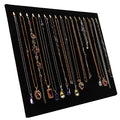 Tinsow 14.7"x12" 17 Hook Necklace Jewelry Tray/Display Organizer/Pad/Showcase/Display case