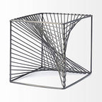 Mercana Furniture & Decor Modern Rochon by Mercana Decorative Objects, 8.0L x 8.0W x 8.0H, Gun Metal Grey