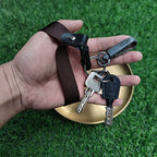 Key Bowl and Keychain Set - Decorative Bowl and Tray for Entryway Table, Jewelry Dish, Perfume Holder, Wallet Tray
