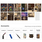 Book Nook Kit - DIY Miniature Dolls House Kit with Furniture and LED Light, 3D Puzzle Wooden Art Bookends, Model Kits for for Adults and Teens (Potion Master) - style: Potion Master