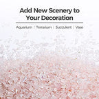 T4U Tumbled Chips Stones Crushed Crystal Quartz 2 LB, Irregular Shaped Gravel Pebble Healing Stone, DIY Smoothed Rock for Potted Plant,Resin Art,Vase Fillers Aquarium Gravel Rocks (Light Rose) - color: #2 - Rose, size: 2 LB