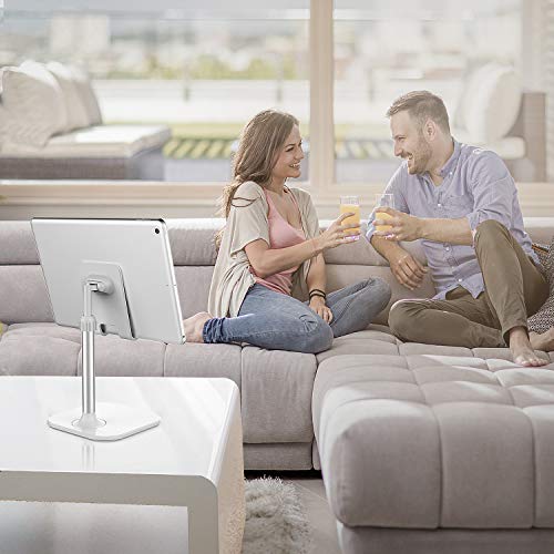 Doboli Cell Phone Stand, Phone Stand for Desk, Phone Holder Stand Compatible with iPhone and All Mobile Phones Tablet, Gifts for Adults Women Men Mom Wife, White - color: white