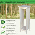 International Concepts Mission Plant Stand, 36-Inch High, Solid Parawood, Unfinished - size: 36 Inch