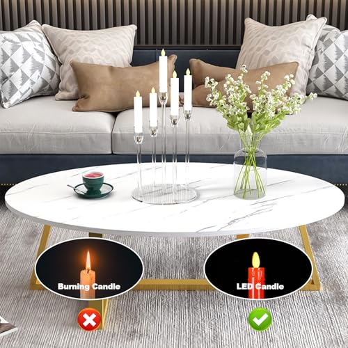 5 Arm Acrylic Candle Holder Stand Elegant Crystal-Clear 3 Tier Stems for Flameless LED Candles Modern Spiral Twist Design, Sturdy 7.09" Round Base Perfect for Weddings & Home Decor (2, Candelabra) - size: Candelabra