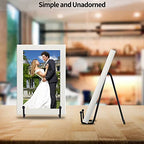 IBosins 5 Pack 6 Inch Plate Holder Display Stands, Metal Black Frame Stand for Picture, Book, Photo Easel, Creation, Collectibles - color: Black, size: 6 Inch
