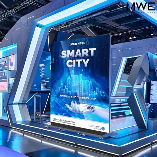 80 Inch LED Digital Signage Display, Foldable Seamless Stitching Kiosk, P1.86 GOB LED Screen Poster with Flight Case, Commercial Advertising Display for Events, Rentals and Weddings (Black, 1 Unit) - size: 1 Unit