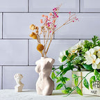 Modern Chic Body Vase - Female Form Flower Vase, White, Boho Home, Feminist Decor and Office