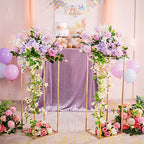 Gold Flower Stand for Table: 31.5” Tall Centerpiece Stand for Wedding Table Reception Floral Center Pieces with Home Decoration Party Event 10 PCS - size: 31.5 INCH-10PCS