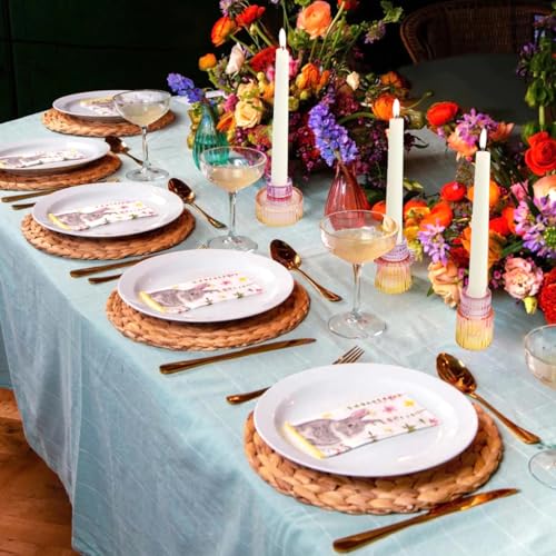 Vixdonos Glass Candlestick Holders Tealight Candle Holders for Table Centerpieces, Wedding Decor and Dinner Party (3 Pcs, Purple-Pink-Yellow) - color: Purple-pink-yellow, size: 3 Pcs