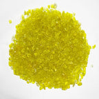 2lb Curshed Yellow Glass Chips for Crafts Art Resin Vase Filler - color: Yellow