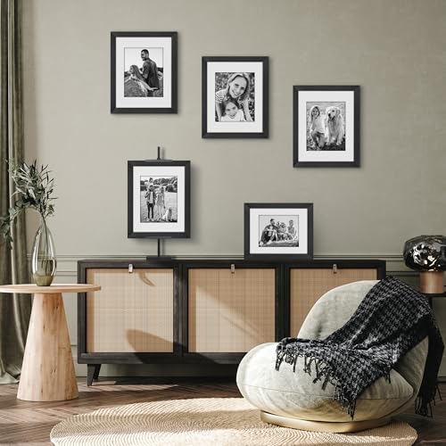 Americanflat 18" Adjustable Tabletop Easel Stand for Picture Frames up to 10x8 - Ideal Picture Frame Stand to Display Art, Signs, or Photos - Use Easel Stands for Home or Events - Black - size: 18 inch, style: Tabletop Frame Stand