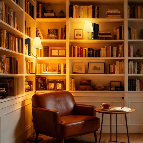AELS Wooden Bookshelf Lamp with Bulb, Cordless Touch Dimmable Table Lamp with Linen Fabric Shade, Battery Operated, Modern Decorative Bookend, Book Sconce for Office Home Bedroom Bookshelf, Black - color: Black, size: Rechargeable Model