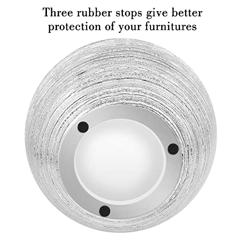 Silver Planter Pot Indoor Decorative Centerpiece Round Flower Vase Metallic Ball Plants Pot Flower Planter Succulent Pots Sphere Plant Pots - color: Silver