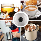 Simtive Teapot Warmer, Brushed Stainless Steel Tea Warmer with Tealight Holder, Silver - size: 5.9 in-Silver