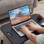 Laptop Bed Tray Table, Adjustable Laptop Stand, Portable Lap Desks with Foldable Legs, Reading Desk for Sofa Couch Floor - Large - size: Large
