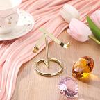 Shimeyao 4 Pcs Metal Crystal Heart Stone Stand Crystal Ball Holder Rock Display Stand Mineral Specimen Display Easel Holder for Gemstones Fossils Agate Slabs Plates(Gold,2 x 2.36 x 2.56 Inch) - color: Gold, size: 2 x 2.36 x 2.56 Inch