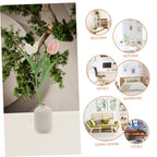 Cabilock Modern Ceramic Vase for Home Decor Minimalist Aesthetic Flower Vase for Living Room Bedroom and Centerpieces Chic Matte Finish for Elegant Flower Arrangements