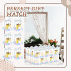 Cunno 36 Set 3.5 x 3.5 x 4.3 in Candle Gift Package Valentine's Transparent Box 4-18 oz Handmade Tealight Candle Holder Paper Bottom Ribbon for Wedding Baby Shower Party Mug(Silver) - color: Silver