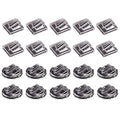 lasenersm 20Pcs Mini Plastic Ring Holder Plastic Ring Display Clip Plastic Ring Clips Single Ring Display Holder Ring Display Stands Organizer Rings Jewelry Display for Home Jewelry Retail