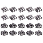 lasenersm 20Pcs Mini Plastic Ring Holder Plastic Ring Display Clip Plastic Ring Clips Single Ring Display Holder Ring Display Stands Organizer Rings Jewelry Display for Home Jewelry Retail