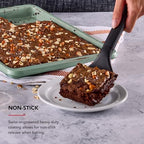 KitchenAid Nonstick Swiss Engineered Aluminized Steel Baking Sheet, Dishwasher Safe, 9 x 13 Inch, Cardamom - color: Cardamom, size: 9 x 13 Inch